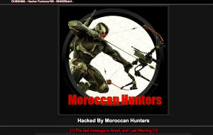 A personal website of Israeli photographer that was hacked by Moroccan Hunters.